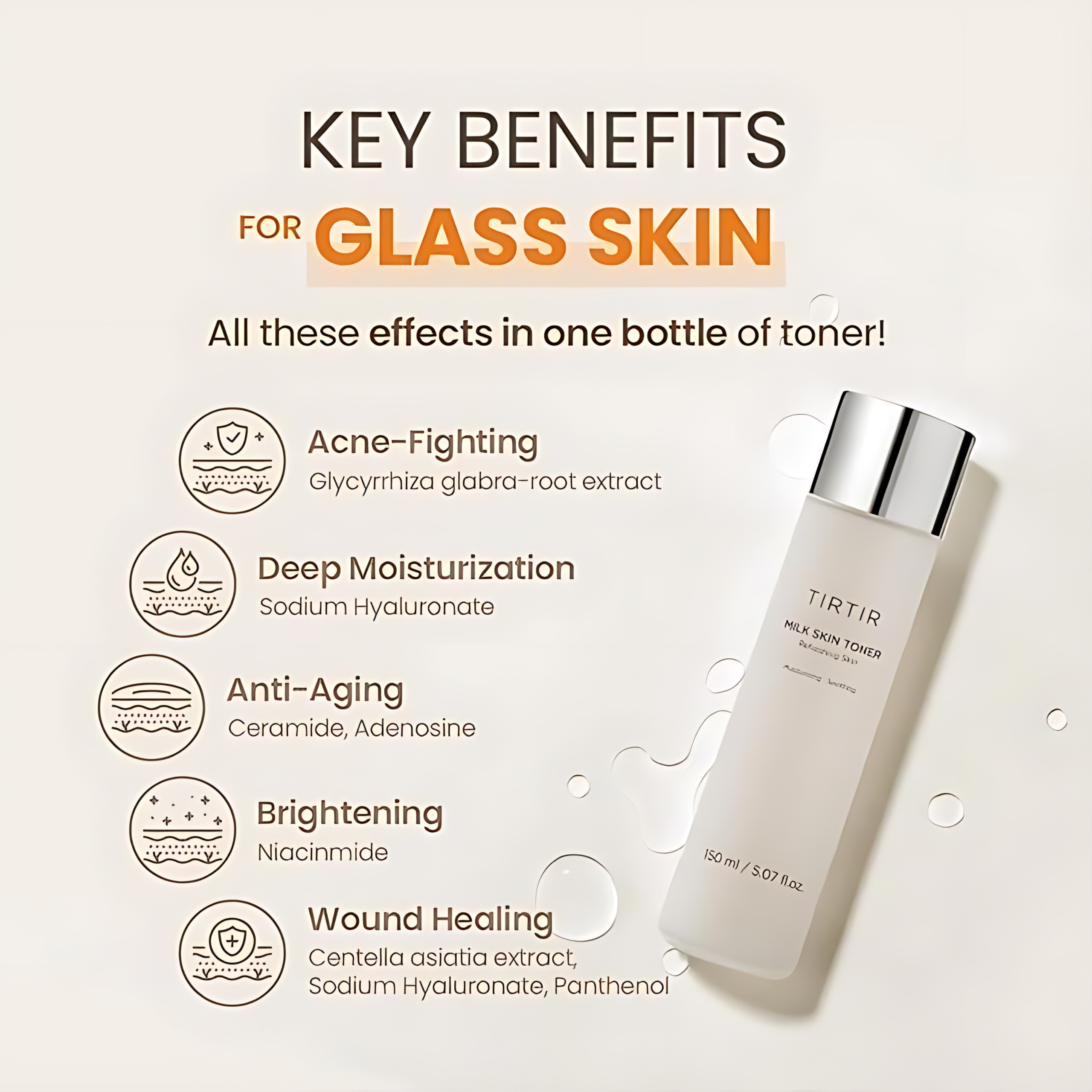 TIRTIR Milk Skin Toner 150ml - Figura 4