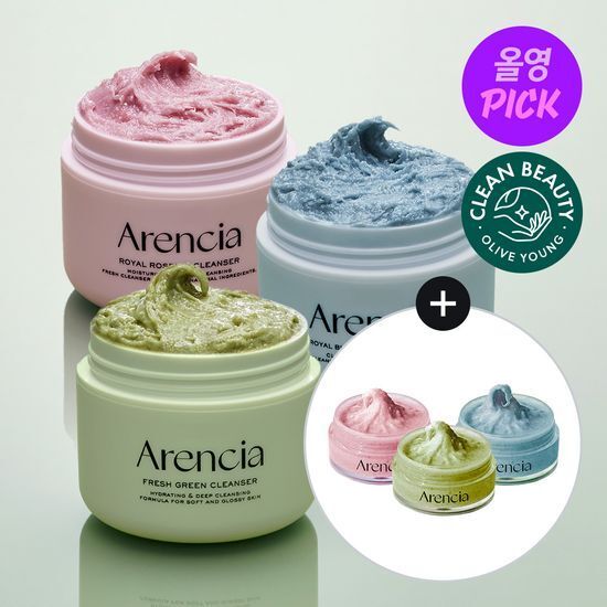 ARENCIA Fresh Blue Hyssop Rice Mochi Cleanser 120g - Figura 4