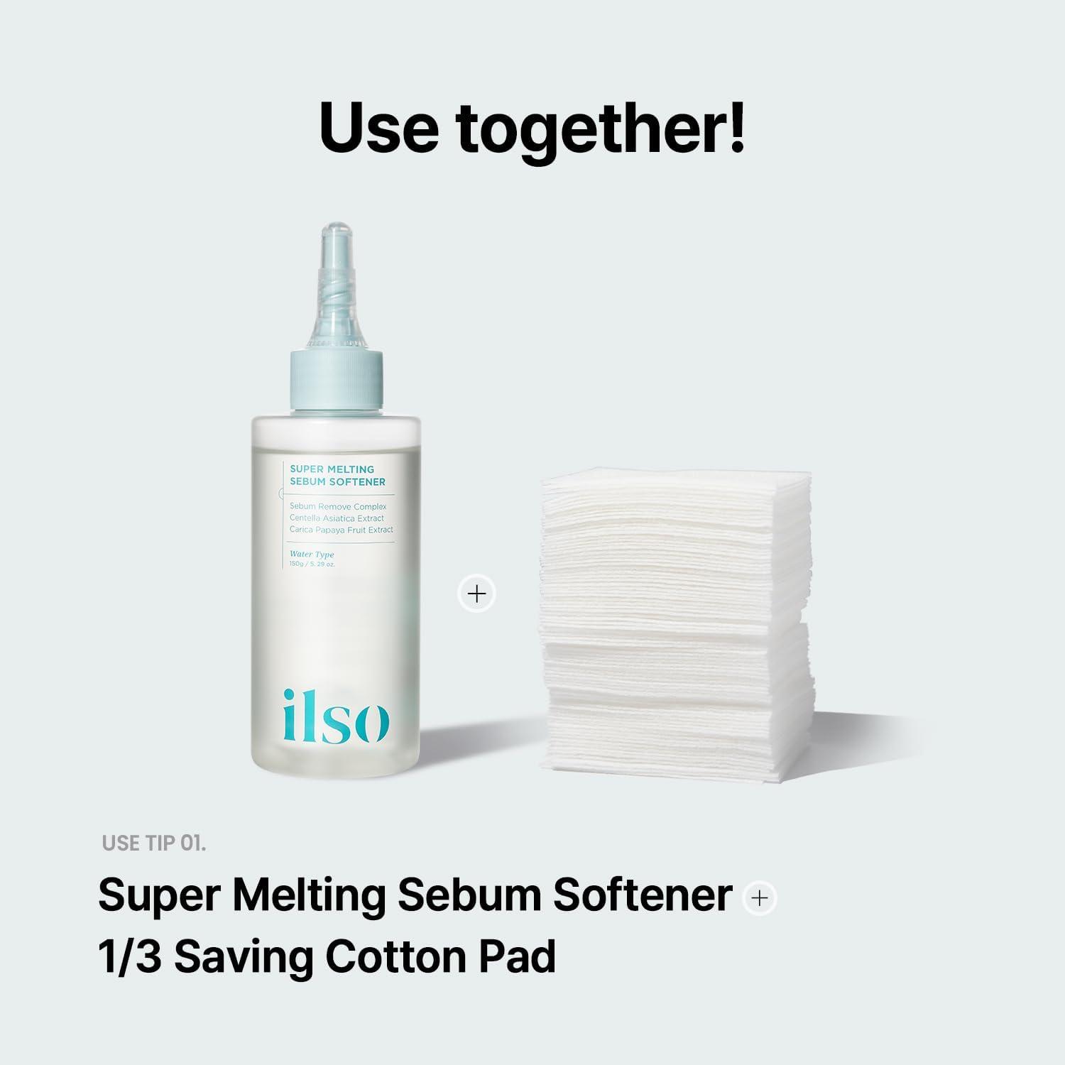 Ilso Super Melting Sebum Softener 150ml + Saving Cotton Pad (40ea) - Figura 4