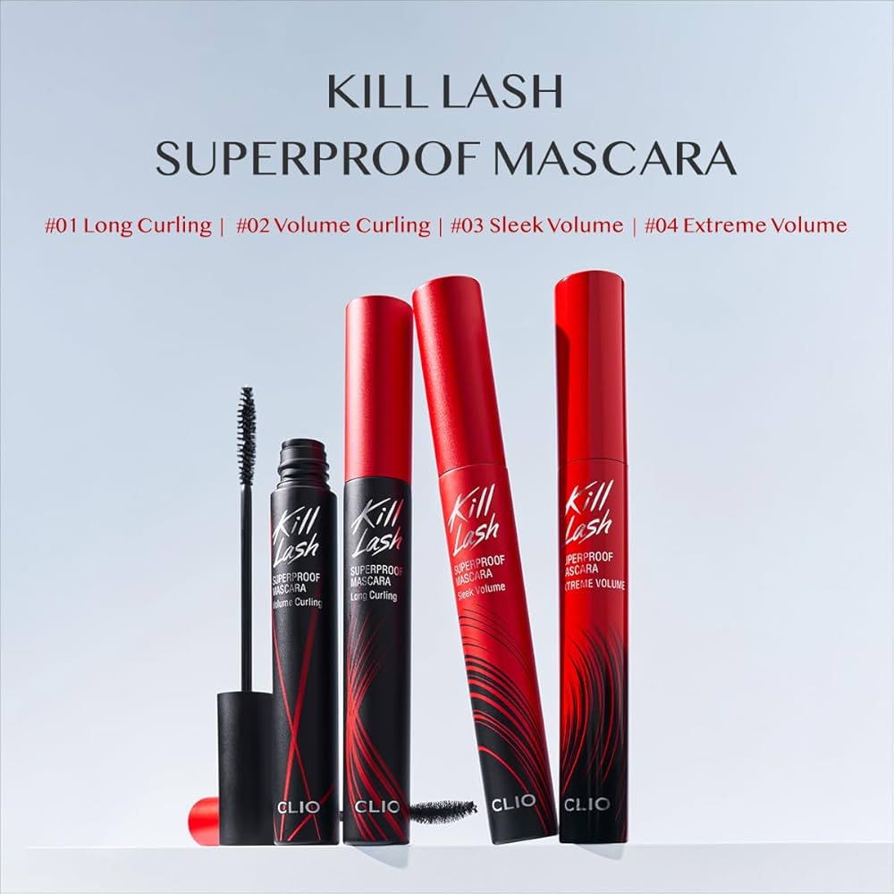 CLIO Kill Lash Super Proof Mascara (3 lloje)