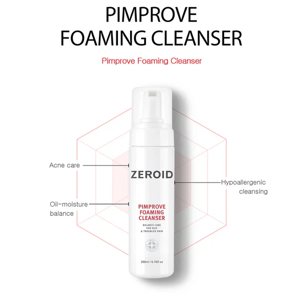 ZEROID Pimprove Foaming Cleanser 200ml - Figura 3