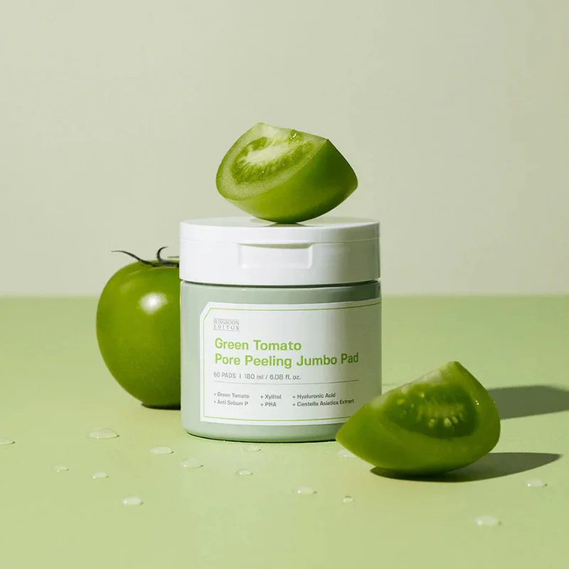 Sungboon Editor Green Tomato Pore Peeling Jumbo Pad - Figura 2