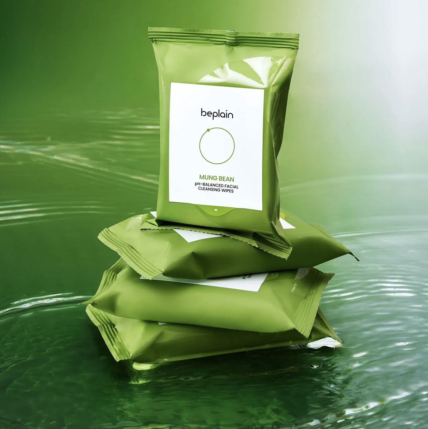 beplain Mung Bean pH-balanced Facial Cleansing Wipes (20 sheets) - Figura 2