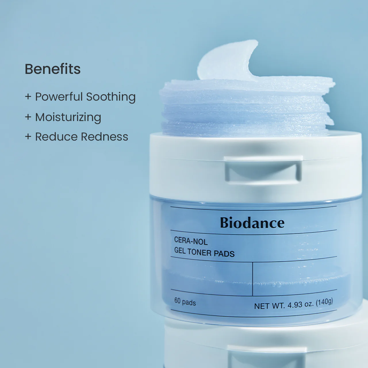 BIODANCE Cera-nol Gel Toner Pads 60Pads - Figura 2